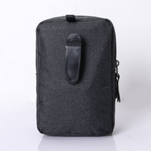 MPO-06(BLACK) 2 Zippered 1 Flap Compartment Pouch